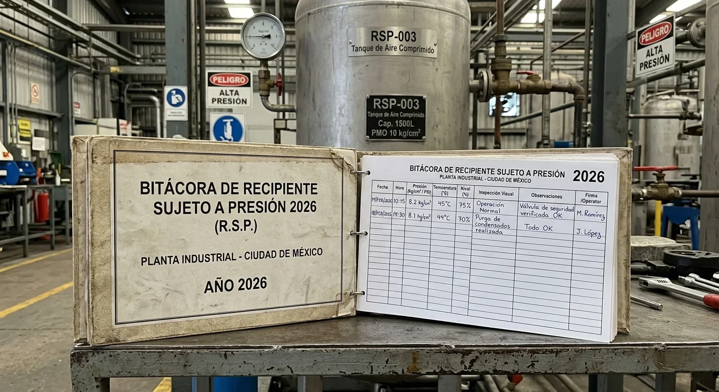 BIT&Aacute;CORA DE RECIPIENTES SUJETOS A  PRESI&Oacute;N