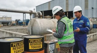 EJEMPLO DE ACONDICIONAMIENTO  DEL AREA DESTINADA PARA ALMACENAMIENTO TEMPORAL DE RESIDUOS SOLIDOS PELIGROSOS